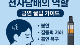 니코틴 금단증상과 전자담배의 역할 | 금연 꿀팁 가이드