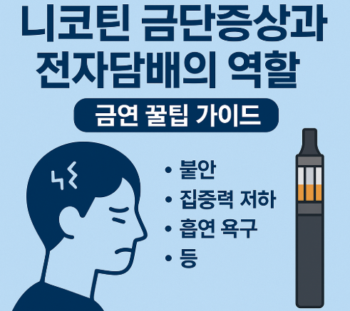 니코틴 금단증상과 전자담배의 역할 | 금연 꿀팁 가이드