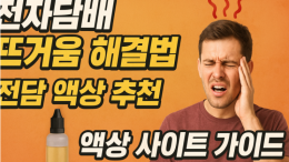 전자담배 뜨거움 해결법 | 전담 액상 추천 & 액상 사이트 가이드